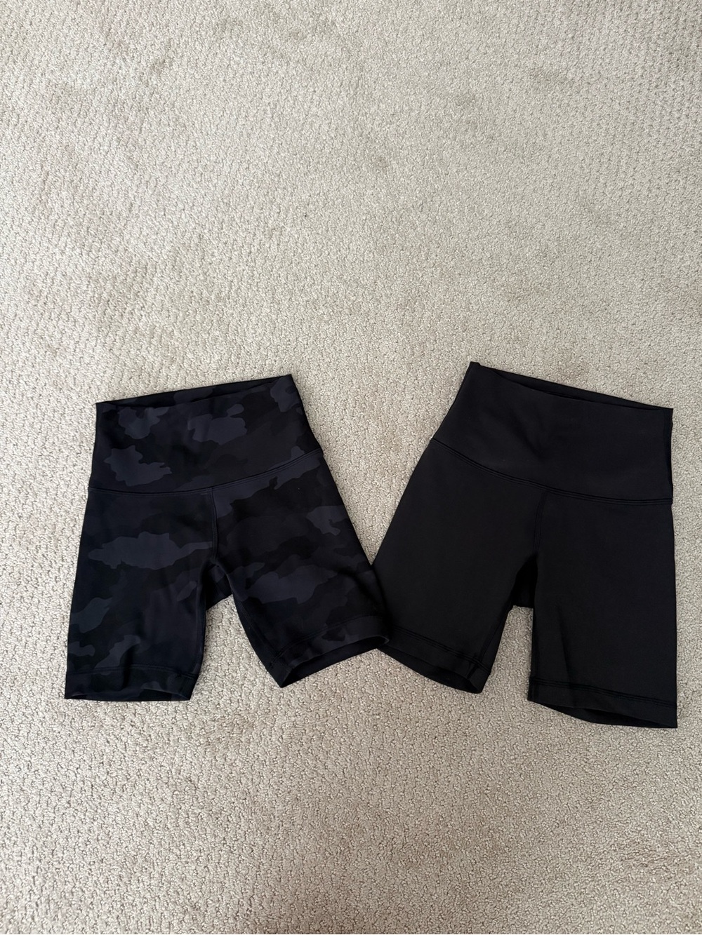 Lululemon Bike Shorts — Two Pair
